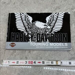 Harley-Davidson Touring Models Manual with Eagle Design